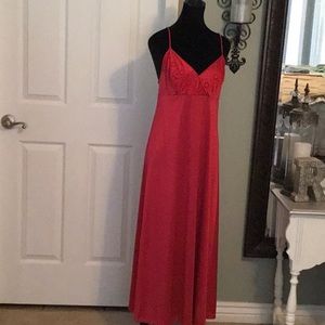 Red Silk Gown